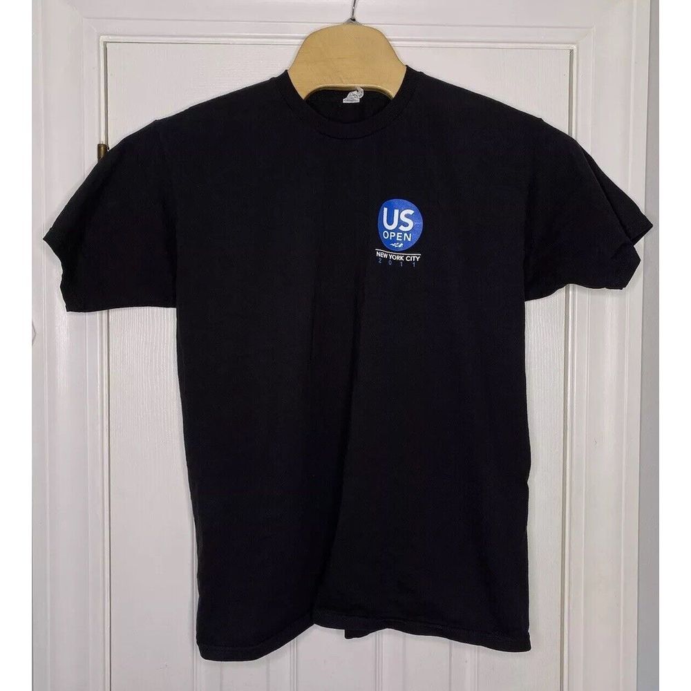 Alstyle Unisex US‎ Open New York City 2011 Graphic T-Shirt Black Large